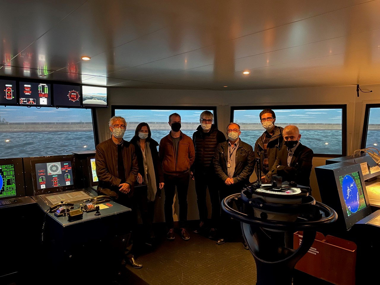 Photo prise dans l'école navale